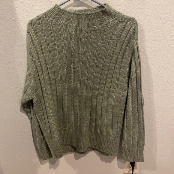 green sparkle sweater